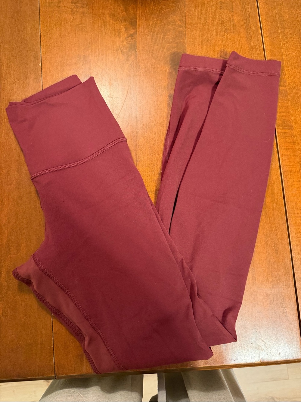 lululemon athletica Maroon High-Rise Leggings